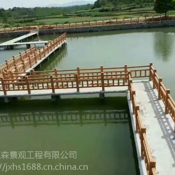 江西水泥栏杆仿木护栏3-6型