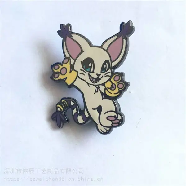 金属徽章定制烤漆卡通胸章制作学校校徽司徽抗击疫情徽章纪念胸章