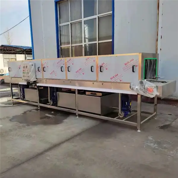 景翔牌 塑料托盘清洗烘干机 黄色托盘清洗机 塑料托盘清洗线
