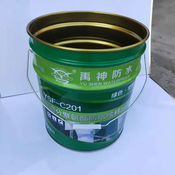 北京18升金属粉末包装桶圆桶铁皮桶油漆稀料桶防火涂料机油桶