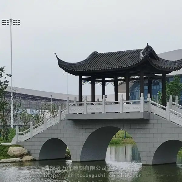 石雕栏杆花岗岩石栏杆河道石护栏雕刻厂家石雕修复翻新