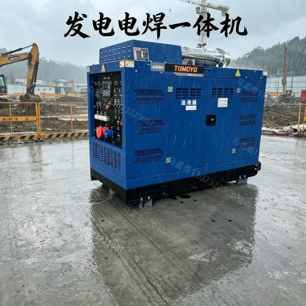 汽柴油发电焊机隧道施工200A氩弧焊+二保焊移动式
