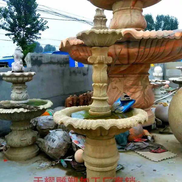 石材雕塑系列喷泉流水景观花瓶花盆