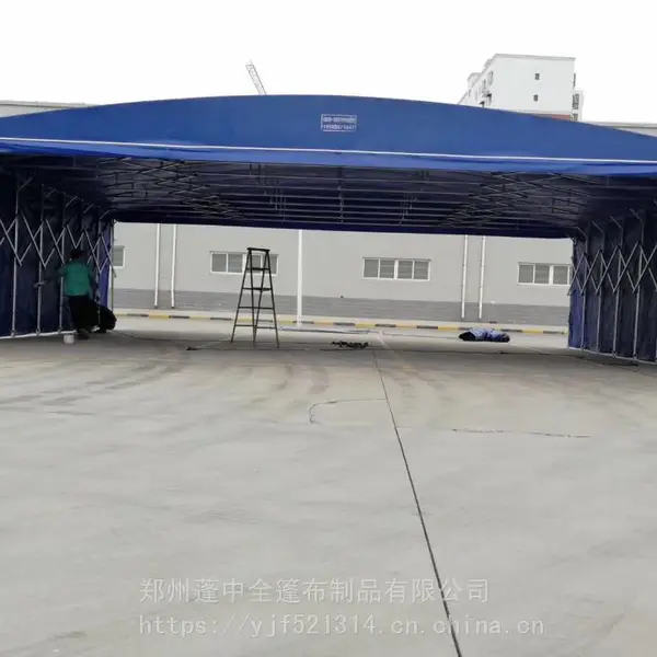 西安顺发销售电动推拉篷折叠蓬伸缩蓬 设计合理