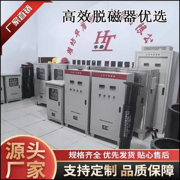 厂家矿浆脱磁设备选矿管道消磁器 谐波和恒磁场脱磁器 华唐退磁机