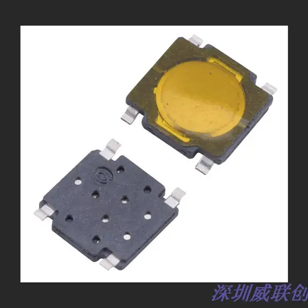防水轻触开关10X10 厂家直销 红柄 洗衣机面板开关 10x10x23.2