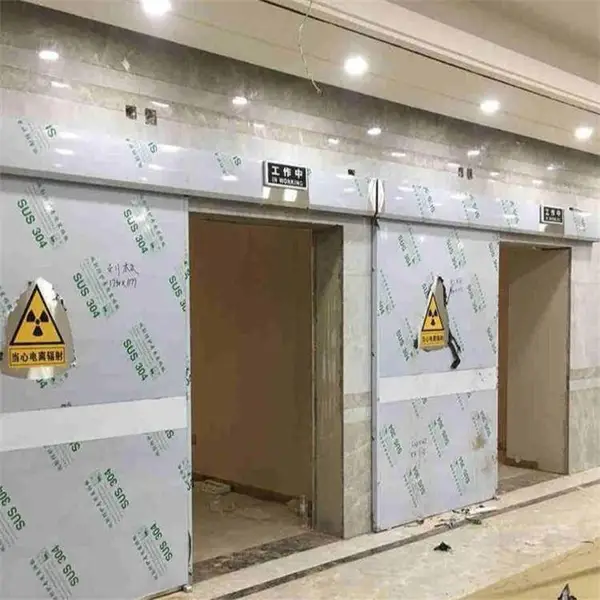 气密室铅门304不锈钢材质-铅玻璃-食品室铝合金气密门-聊城护盾