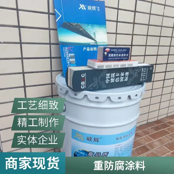 化工厂钢结构设备耐腐蚀油漆 峡辉环氧酚醛防腐涂料 各色厚浆型