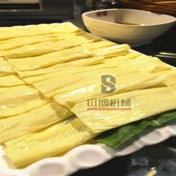 直销河北全自动大型豆腐皮机 电加热手工豆皮腐竹机