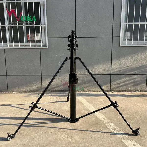 3米手动升降杆 铝合金伸缩式天线桅杆 车载升降式监控杆