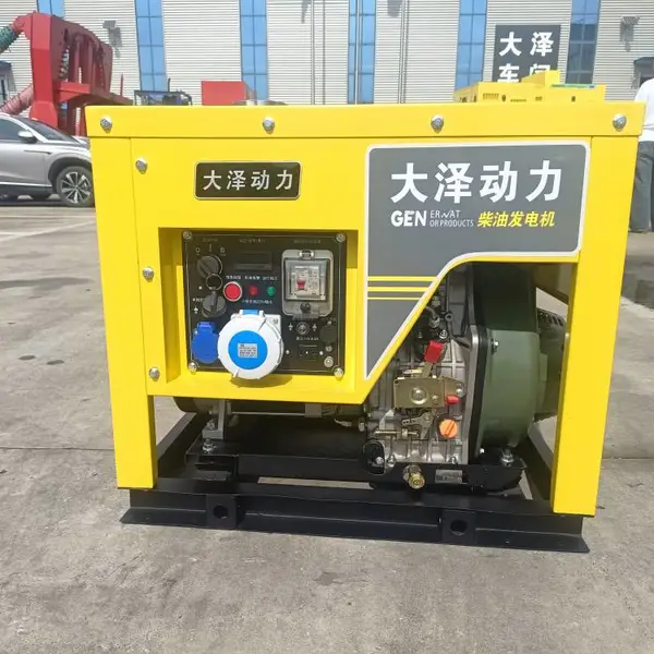 办公工厂应急6kw柴油发电机省油耐用