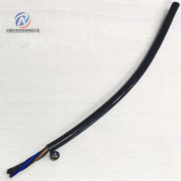 数控机床聚氨酯PUR拖链电缆 3X0.5mm2 TRVV 开料机电缆