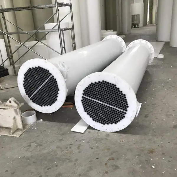 满久氯化氢降膜吸收塔三级降膜吸收塔列管式吸盐酸降膜吸收器