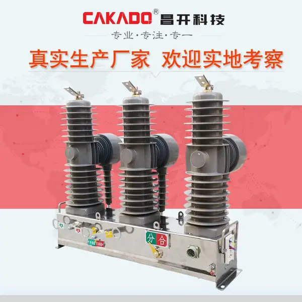 ZW32-24/630-20户外高压真空断路器普通手动型