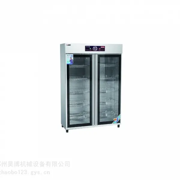 山东鲁汇LH-910D商用双门中温消毒柜 密胺餐具消毒柜供应