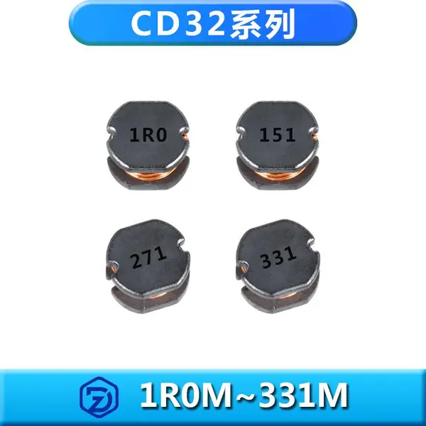 CD32系列全型号非屏蔽式绕线电感元器件贴片功率电感线圈