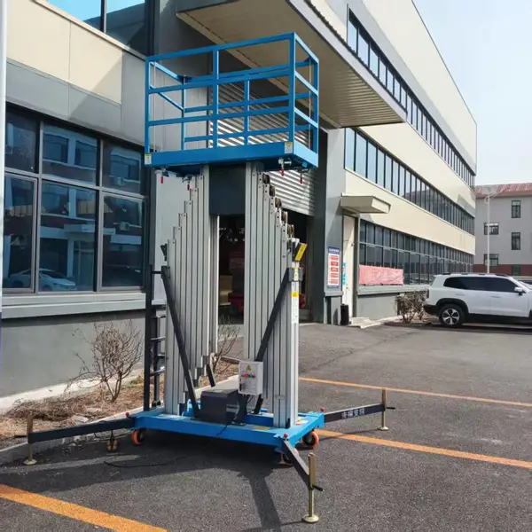 移动式铝合金升降机 10米电动液压升降平台 高空清洁登高车 斯特朗力