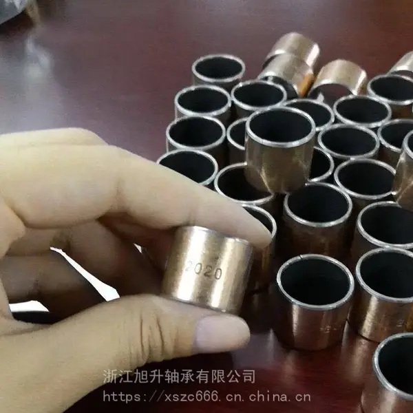 浙江旭升轴承厂SF-1B 铜基无给油轴承 钢板轴承 薄壁轴承 复合轴承 复合材料 非标定制 量大优惠