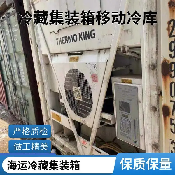 冷链海运 能耗低 二手恒温冷藏集装箱 6米 12米柜通
