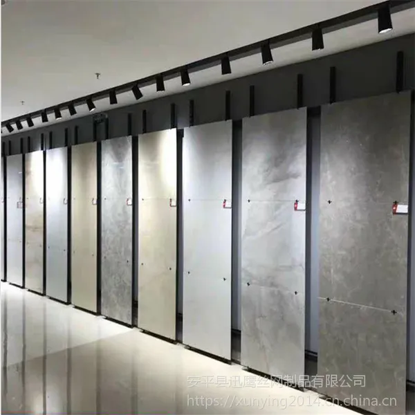 瓷砖展架 墙砖铁板穿孔板展厅装饰 淄博市瓷砖挂钩方型展示架