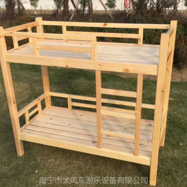 幼儿园儿童床实木床家具 上下铺双层床 樟子松材质无结巴