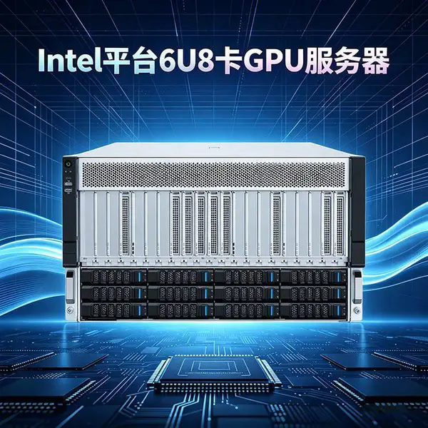 Intel 平台6U8卡GPU服务器大模型训练推理高性能训练支持5090显卡
