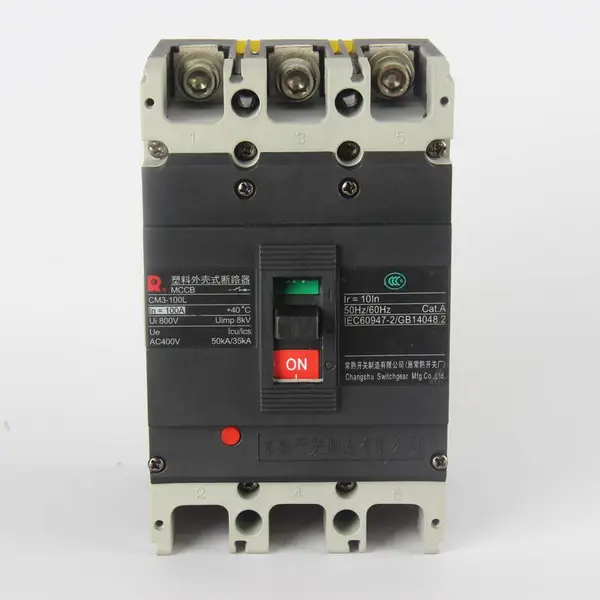 常熟开关厂CM3-400L/M/3P塑壳真空断路器4P250A315A350A500A630A