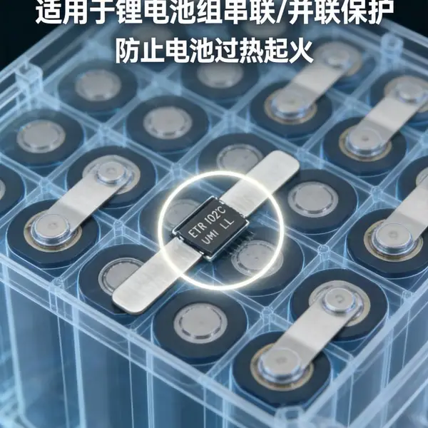 薄形温度保险丝,1.1mm片状温度保险丝,内桥ETR供
