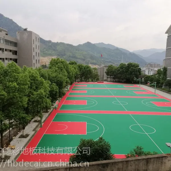 青海篮球场悬浮地板学校操场铺装指定商家