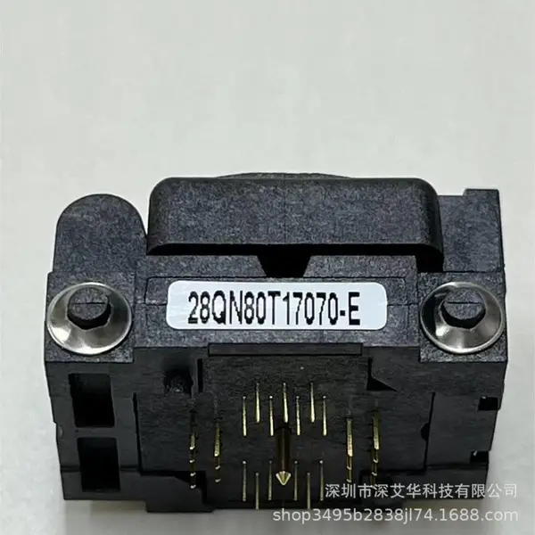 PLASTRONICS进口正品QFN28*0.8间距测试座-28QN80T17070