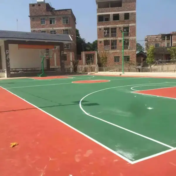广西梧州篮球场硅PU,广西梧州公园透水颗粒铺设 人造草坪哪卖
