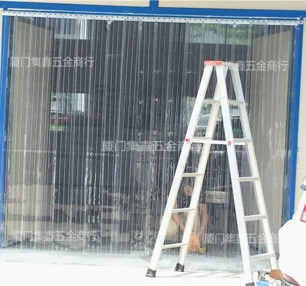 福建厦门空调门帘 白色透明门帘磨砂挂帘定制当天发货