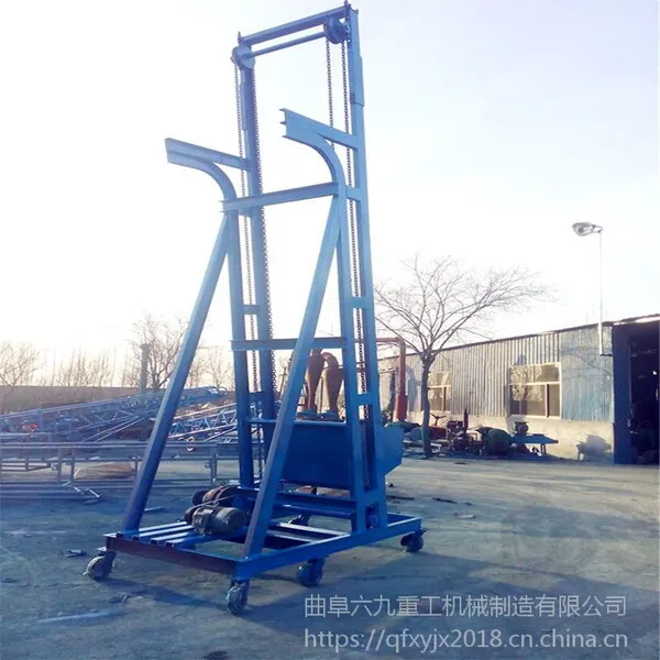 加固槽钢主架翻斗式上料机 生活垃圾单斗提升机Lj6