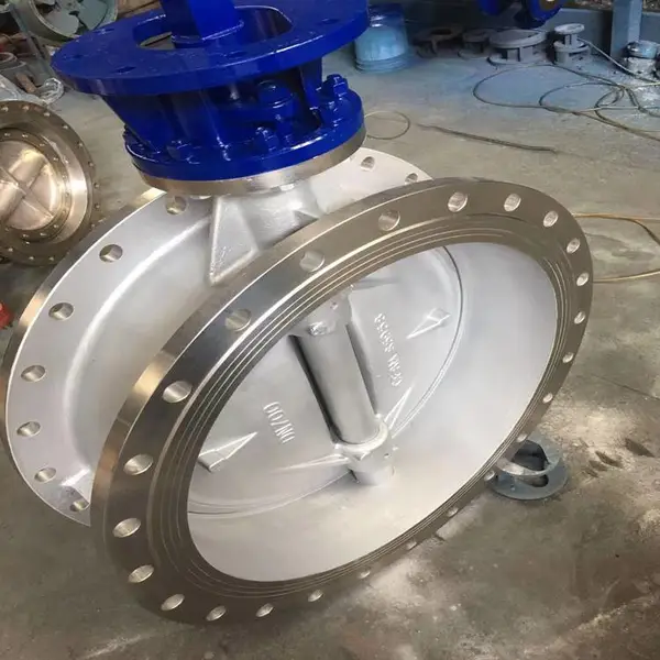 不锈钢法兰硬密封蝶阀 D343F-16P型号 立迅阀门厂家直销 精铸阀体标准壁厚