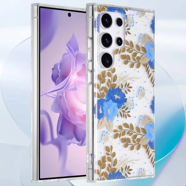 来图定制适用于三星Galaxy S23 FE/S24FE/S22/S24 Plus/S25 Ultra PC TPU 2 IN1 IMD工艺手机壳