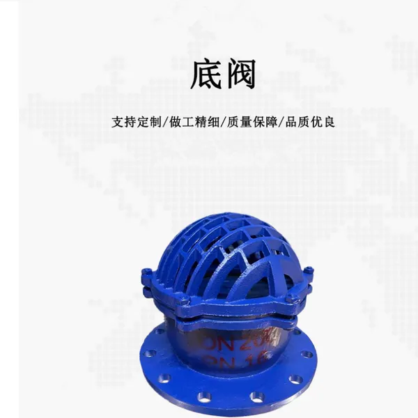 H42X-10C 法兰底阀 南高阀门生产不锈钢 软密封用于水池排水防倒流