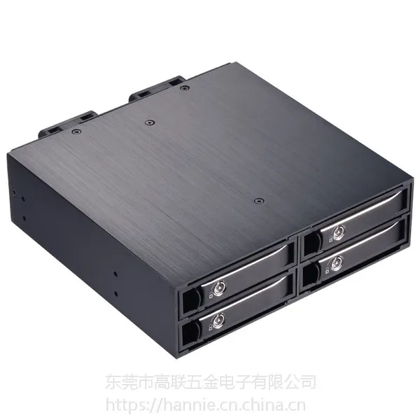 光驱位4盘位 2.5寸 内置硬盘盒 铝带锁拉门 unestech ST2540B