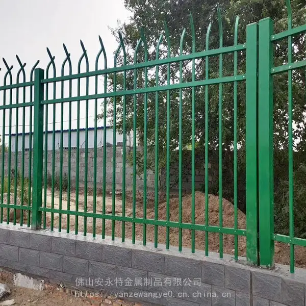 中山铁艺围墙护栏网 东莞组装式工厂护栏 围蔽隔离栅
