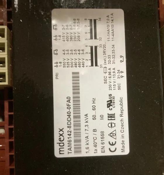 优势供应 MDEXX 变压器 TAM6142-8DD40-0FA0