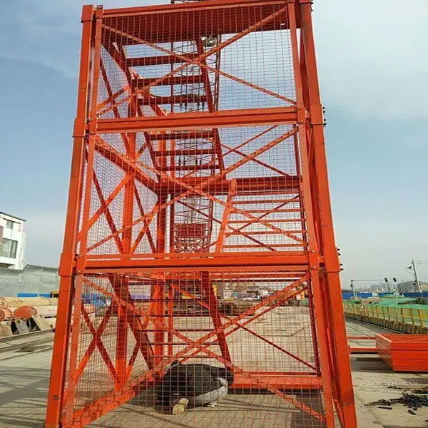 桥梁路桥安全梯笼 施工安全梯笼 封闭式安全梯笼 量大均可酌情优惠 三合金属