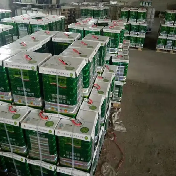 环保***草坪胶水户外防水胶皮革地垫粘合强度高耐水性好绿色草坪胶水