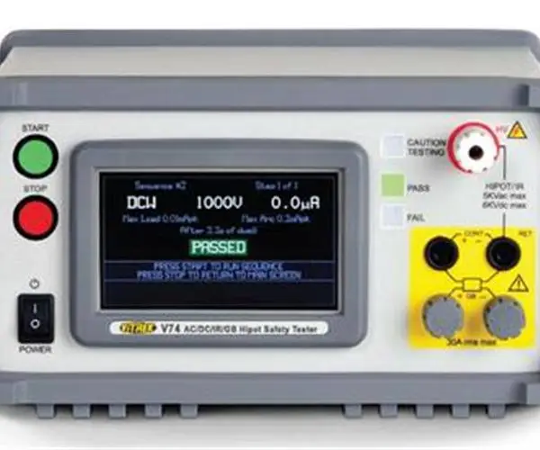 美国VITREK V74安规测试仪 AC/DC/IR/GB 四合一医疗与汽车电子用