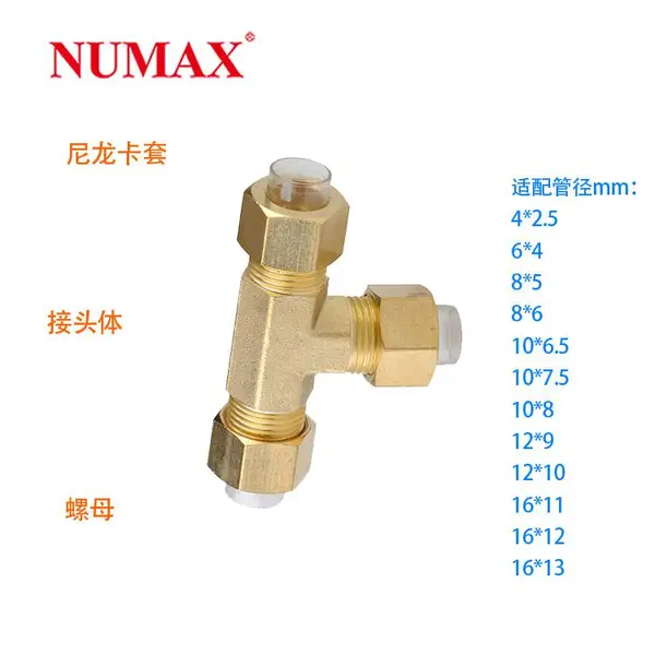 NUMAX����������ͨ��ͷ T�����Ӽ� Ƕ��ʽ�������ͷ