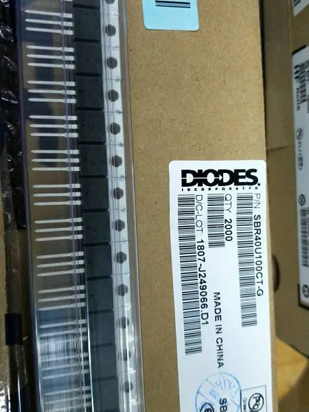 SBR40U100CT-G DIODES 肖特基二极管 TO-220