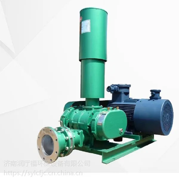 济南润厅福环保设备供应四川地区专用污水处理RTSR65型号2.2KW三叶罗茨风机低噪音罗茨风机