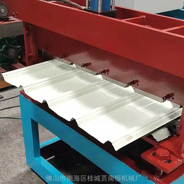 840压瓦机彩钢瓦设备钢结构屋顶机器 佛山冷弯成型机械厂家