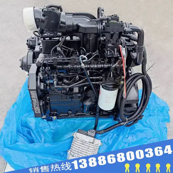 东风康明斯QSB3.9-P80发动机总成 全新4缸泵用柴油机 高压共轨