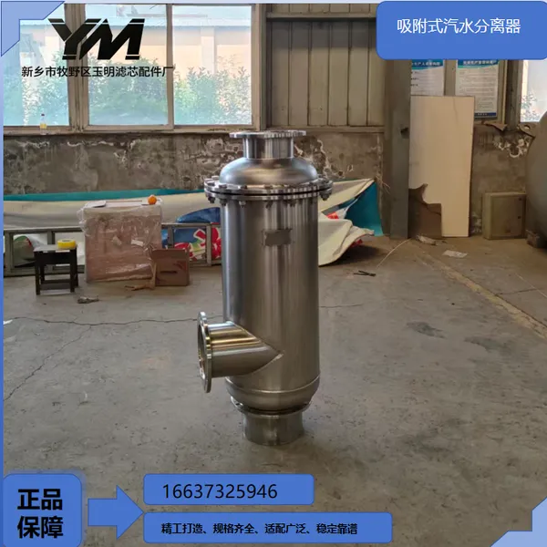 吸附式汽水分离器 PN16 法兰连接管道吸附式汽水分离装置