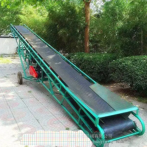 平行运输电动输送机 纸箱物品输送机 带升降式皮带传送机