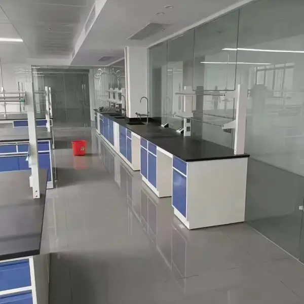 潍坊本地实验台源头工厂 中央实验台化工研发操作台定制